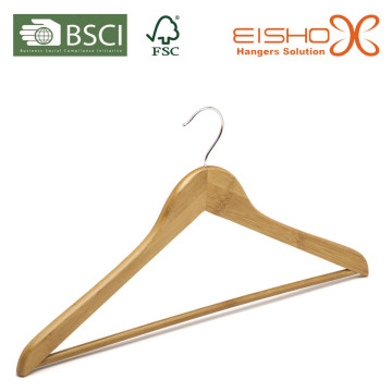 Percha de trajes de bambú para prendas de vestir (MB05-1)